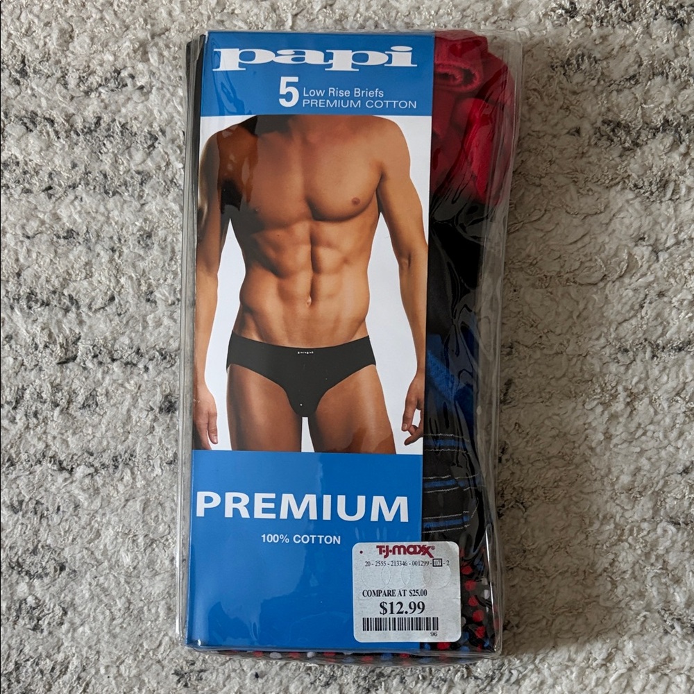 Men's Low Rise Cotton Briefs